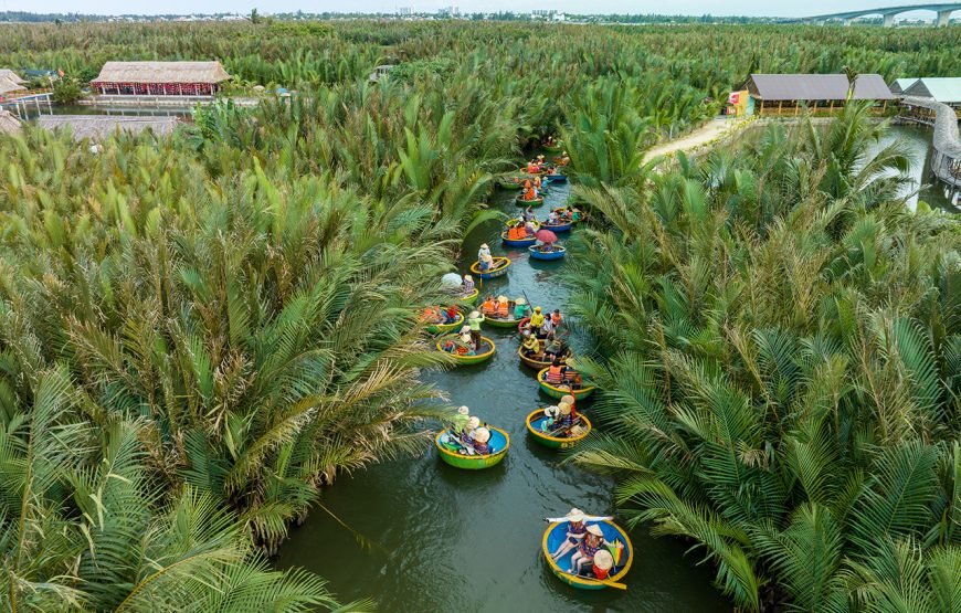 Entry ticket: Basket Boat Ride in Water Coconut Forest for 2 person