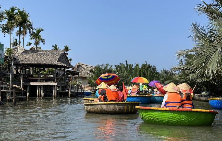 Entry ticket: Basket Boat Ride in Water Coconut Forest for 2 person