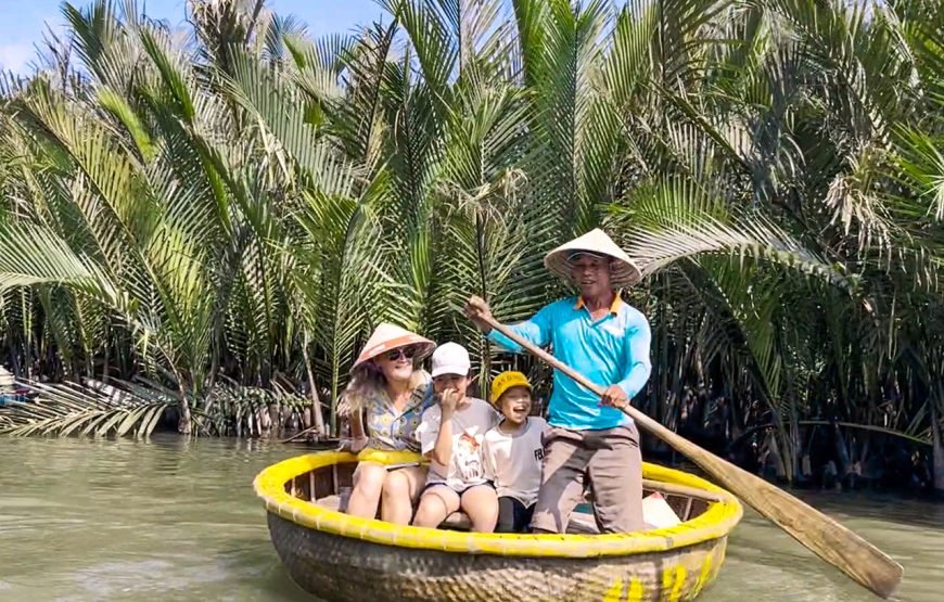 Entry ticket: Basket Boat Ride in Water Coconut Forest for 2 person