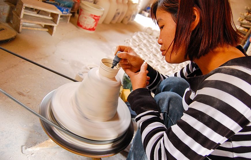 Half-day Hands-on Pottery Workshop At Bat Trang